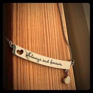 Beautiful Hallmark “Always and Forever” Necklace